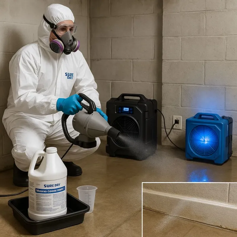 Sanitization and Odor Removal process in Summit County, OH